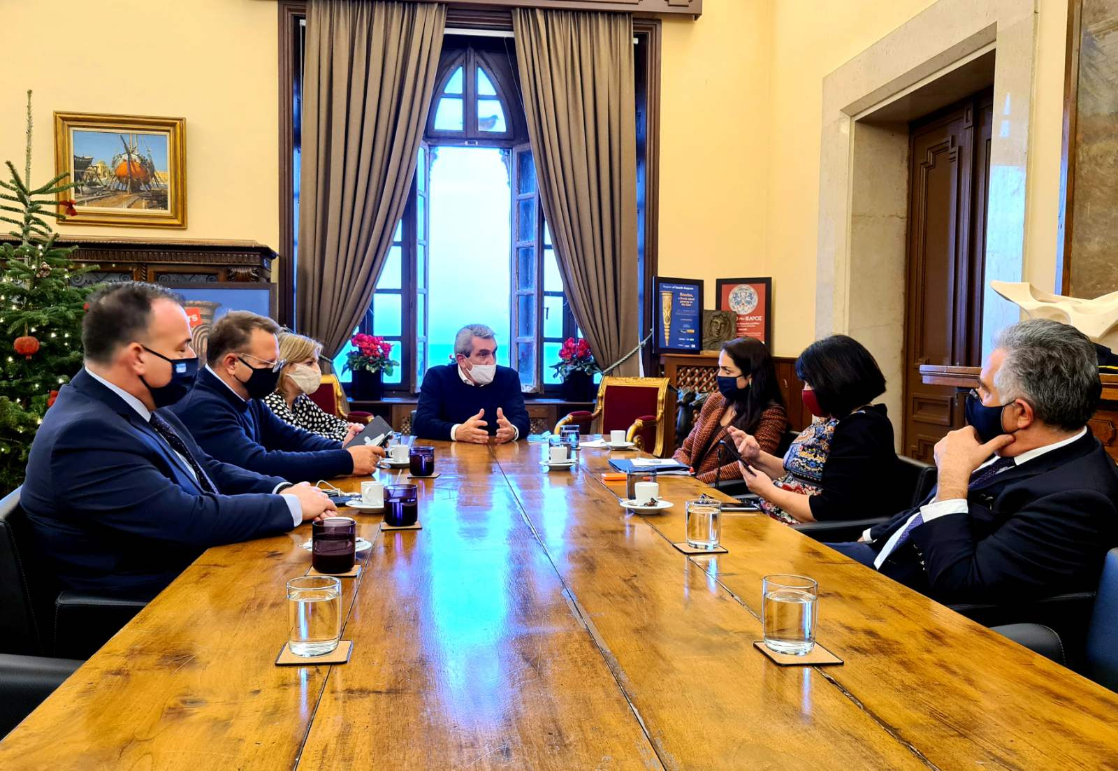 Επίσκεψη στην Περιφέρεια Νοτίου Αιγαίου της Υφυπουργού Εργασίας Δόμνας Μιχαηλίδου