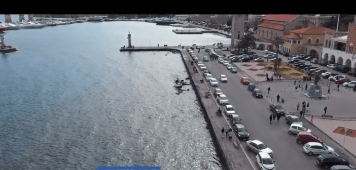 Μια εναέρια βόλτα με drone πάνω από την πόλη της Ρόδου [Βίντεο]