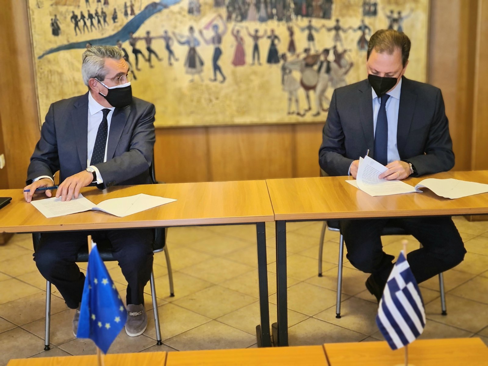 Υπογραφή Προγραμματικής Σύμβασης μεταξύ του Υπουργού Αγροτικής Ανάπτυξης και του Περιφερειάρχη