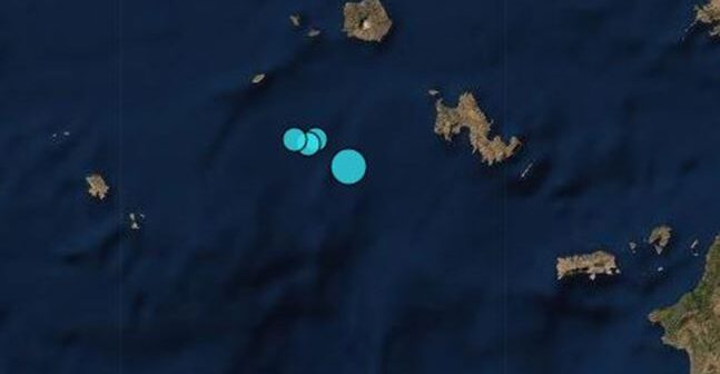 Σεισμός 4,2 Ρίχτερ ανοιχτά από Νίσυρο και Τήλο