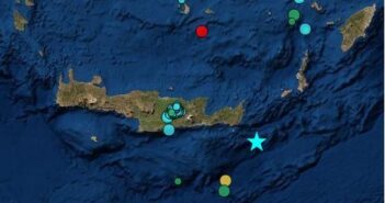 Ισχυρός σεισμός 6,3 Ρίχτερ νοτιοανατολικά της Κρήτης Αισθητός και στη Ρόδο