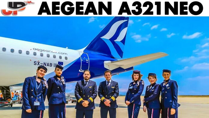 Απογείωση με A321 Neo της Aegean για Λονδίνο