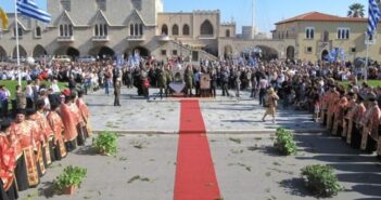 Η Ρόδος γιορτάζει τον πολιούχο της 'Αγιο Νεομάρτυρα Κωνσταντίνο τον Υδραίο