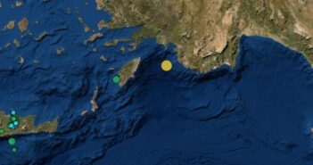 Δύο απανωτοί σεισμοί 4,5 Ρίχτερ ανοιχτά της Ρόδου