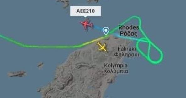 Αεροπλάνο επέστρεψε Αθήνα σε πτήση για Ρόδο λόγω ανέμων