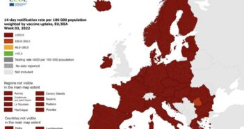 ECDC: Στα ύψη τα κρούσματα λόγω Όμικρον Στο βαθύ κόκκινο η ΕΕ