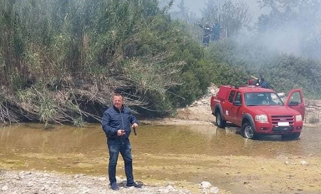 Χρ.Ευστρατίου: " Όλα καλά και στα δύο μέτωπα χάρη στην άμεση επέμβαση της ΠΥΡ"
