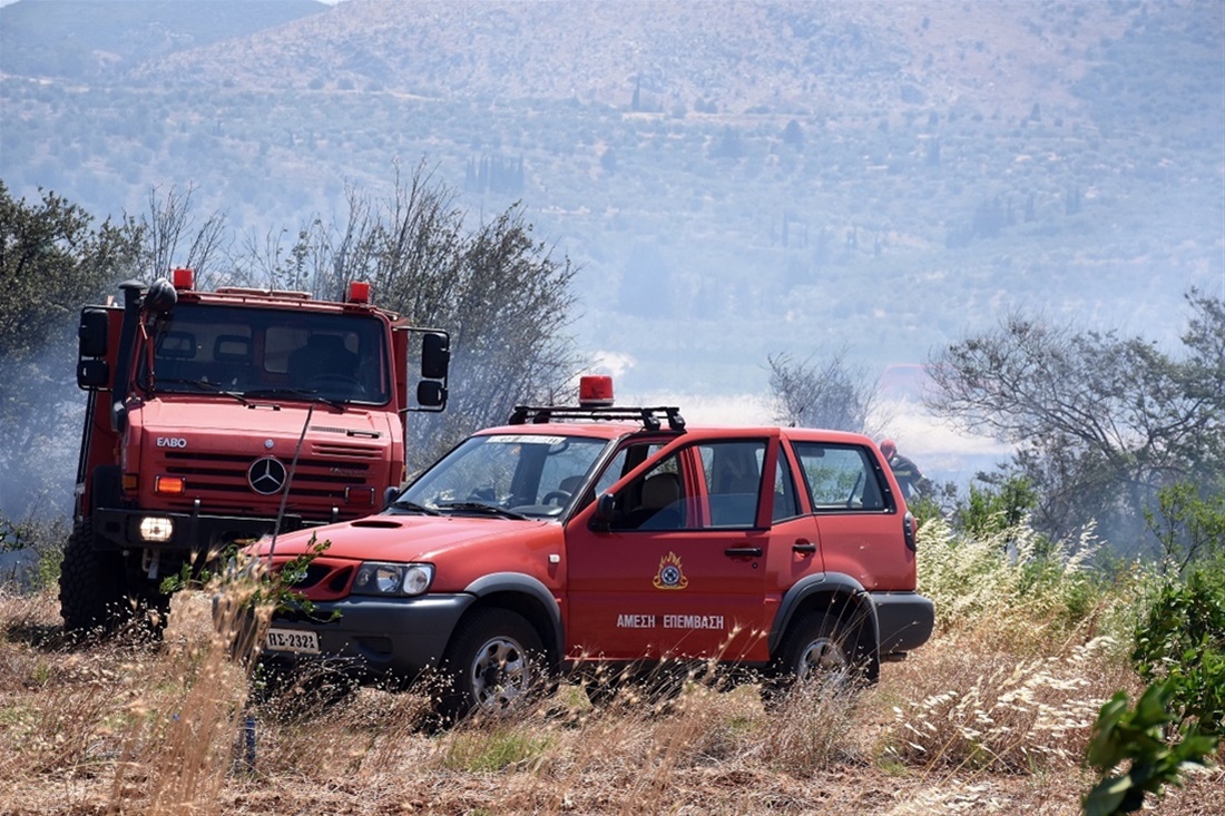 Πολύ υψηλός κίνδυνος πυρκαγιάς για αύριο στα Δωδεκάνησα