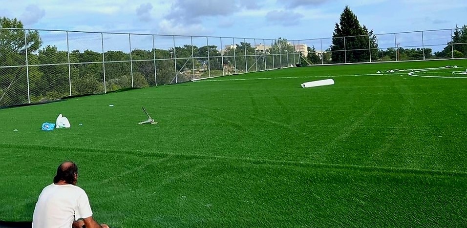 Παραδίδεται προς χρήση ο αθλητικός χώρος στην περιοχή Λειβάδα Αρχαγγέλου