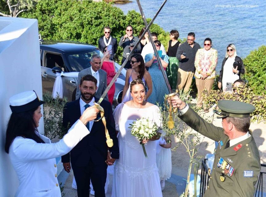 Στους Λειψούς ο γάμος της Ολυμπιονίκη & Παγκόσμιας Πρωταθλήτριας Αντιγόνης Ρουμπέση με τον Νικηφόρο Κλάψη