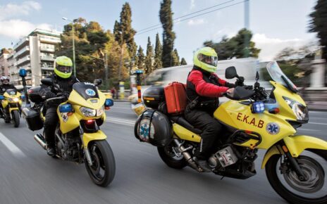 Σε νησιά του Αιγαίου οι μοτοσικλετιστές – διασώστες του ΕΚΑΒ