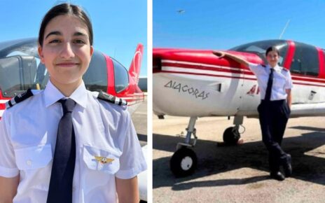 Ρόδος: Εντυπωσιάζει η 17χρονη Αιμιλία που είναι πιλότος και μπορεί να πετάξει μόνη της με αεροπλάνο