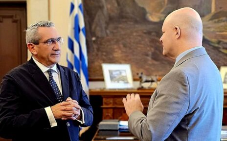 Συνάντηση περιφερειάρχη Ν. Αιγαίου με τον Γενικό Πρόξενο των ΗΠΑ στην Ελλάδα