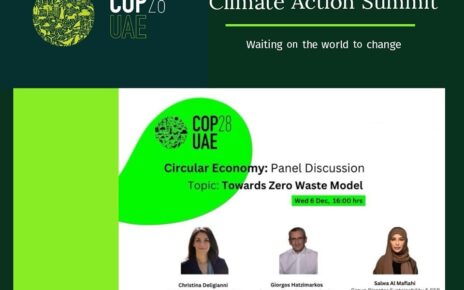 Στο Ντουμπάι για τη Διάσκεψη των Ηνωμένων Εθνών για την Κλιματική Αλλαγή ο Γιώργος Χατζημάρκος