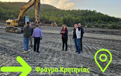 Γ.Χατζημάρκος : Το Φράγμα Κρητηνίας είναι ένα από τα πολλά βασανισμένα έργα που έρχεται από πολύ παλιά, παίρνει επιτέλους μορφή !!