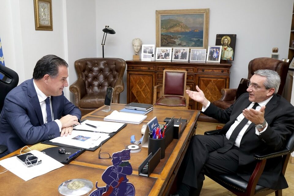 Συνάντηση Γ.Χατζημάρκου με τον υπουργό Υγείας Α.Γεωργιάδη για το Ακτινοθεραπευτικό