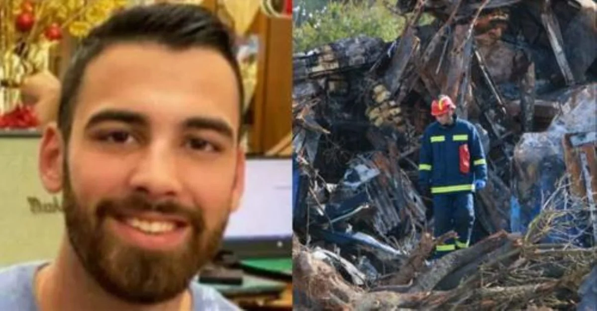 O επιζώντας των Τεμπών Μιχάλης Κλάψης από τους Λειψούς