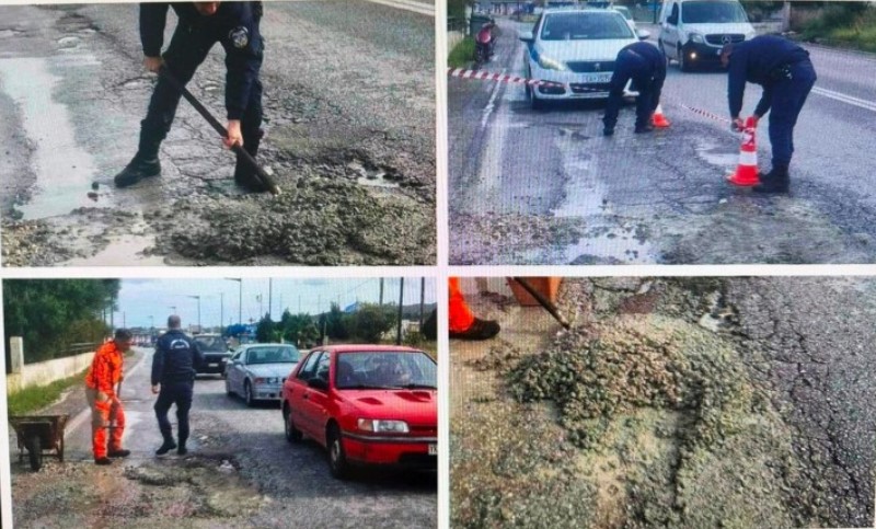 ΕΔΕ για τους δύο αστυνομικούς που έκλεισαν λακούβα με τσιμέντο στο νησί της Κω