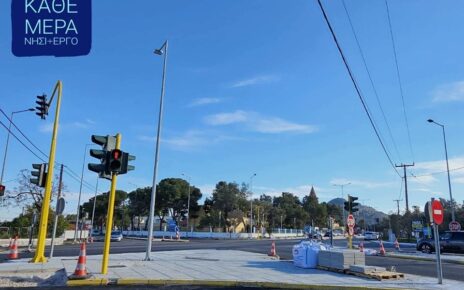 Γ.Χατζημάρκος: Oλοκληρώνεται σύντομα η ανακατασκευή του κόμβου Κολυμπίων Ρόδου